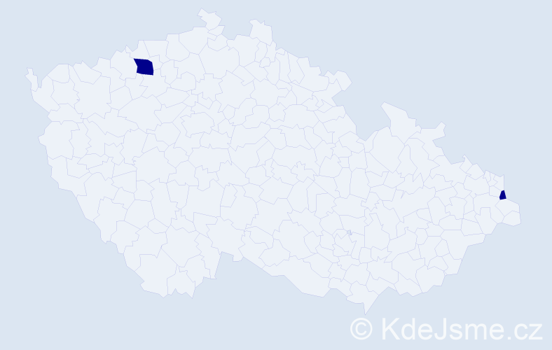 Jméno: 'Wit', počet výskytů 2 v celé ČR
