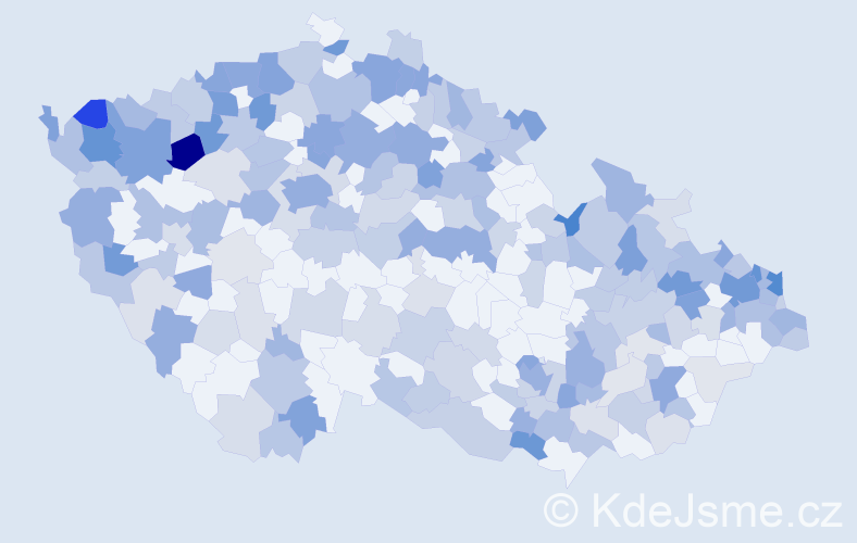 Jméno: 'Valeria', počet výskytů 475 v celé ČR