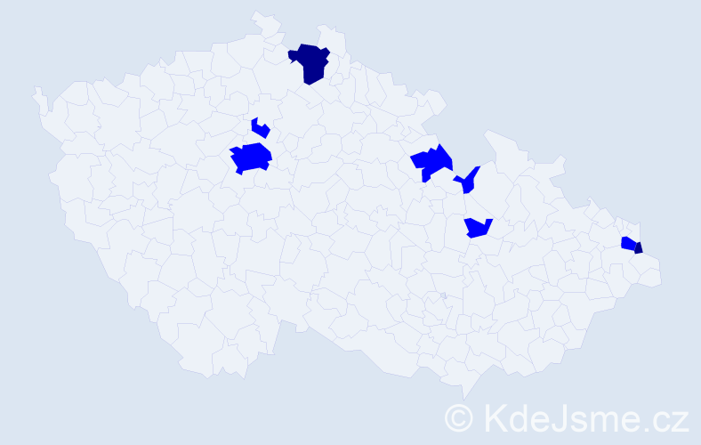 Jméno: 'Přibyslav', počet výskytů 10 v celé ČR