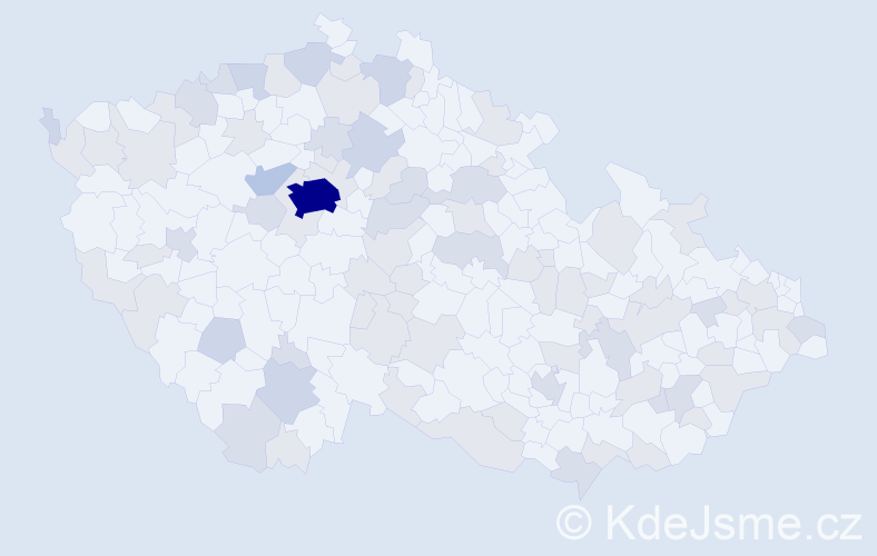 Jméno: 'Petronila', počet výskytů 154 v celé ČR