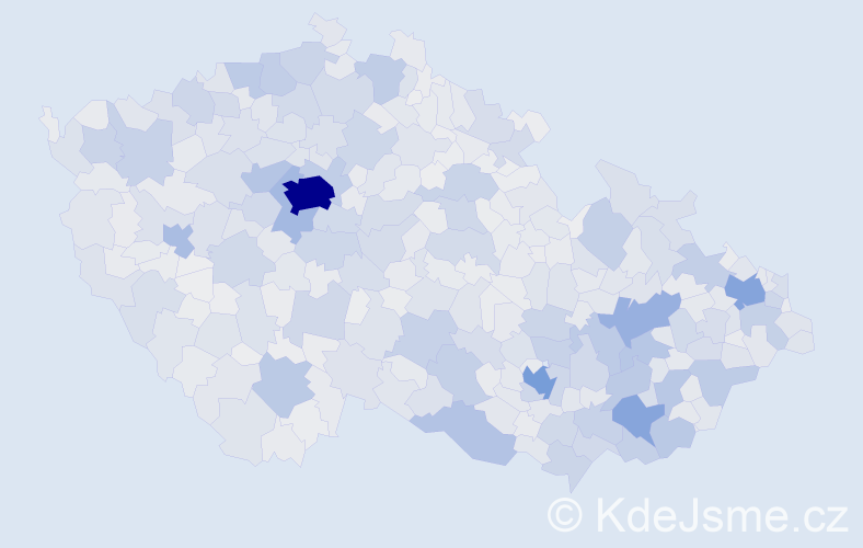 Jméno: 'Antonín', počet výskytů 53794 v celé ČR