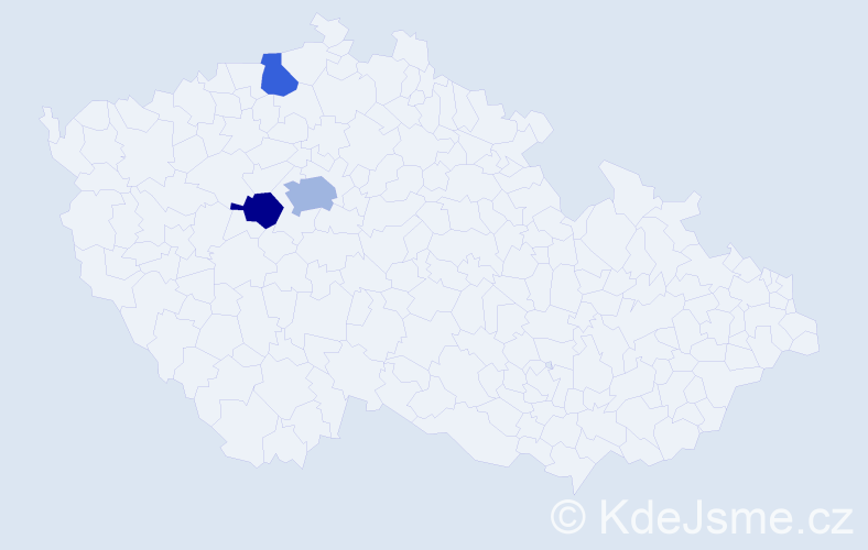Jméno: 'Ratmír', počet výskytů 4 v celé ČR