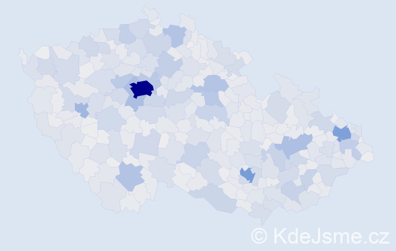 Jméno: 'Kristýna', počet výskytů 51422 v celé ČR