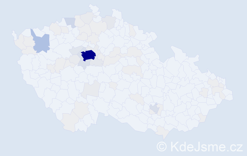 Jméno: 'Nadezda', počet výskytů 217 v celé ČR