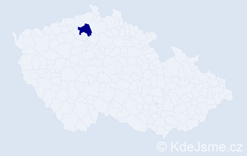 Jméno: 'Khishigtogtokh', počet výskytů 1 v celé ČR