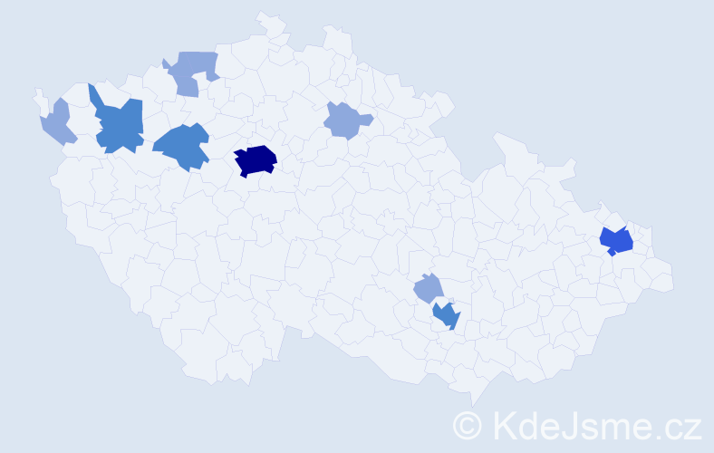 Jméno: 'Duc Hieu', počet výskytů 20 v celé ČR