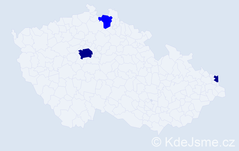 Jméno: 'Dariusz Robert', počet výskytů 5 v celé ČR