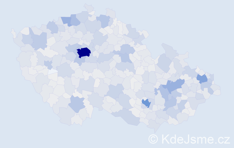 Jméno: 'Bedřich', počet výskytů 5771 v celé ČR