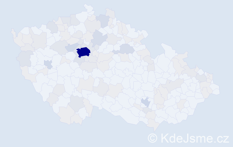 Jméno: 'Antonina', počet výskytů 263 v celé ČR