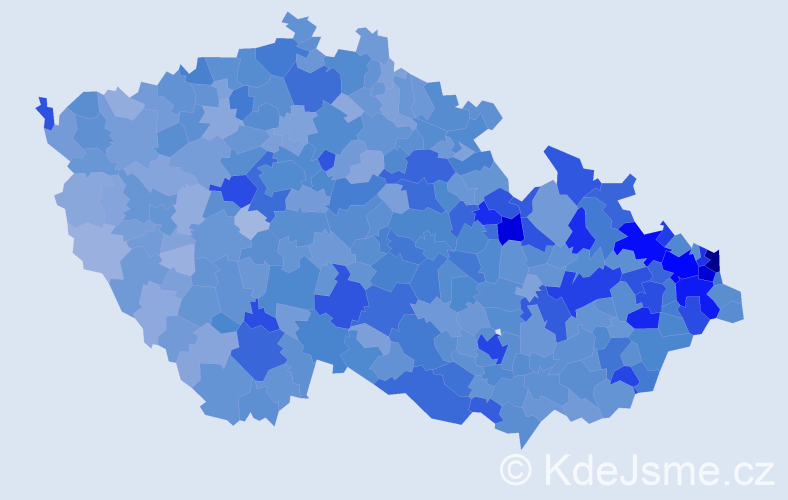 Jméno: 'Nela', počet výskytů 10270 v celé ČR