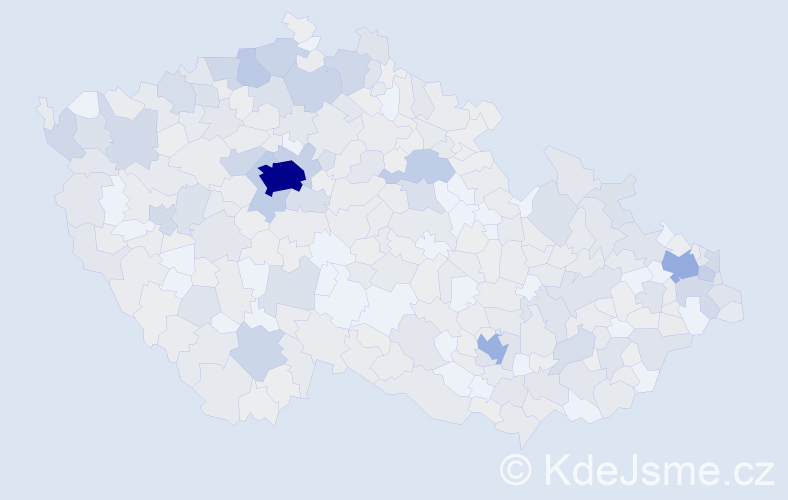 Jméno: 'Alexej', počet výskytů 813 v celé ČR