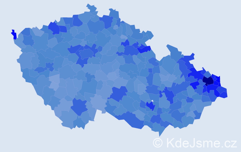 Jméno: 'Dominik', počet výskytů 28514 v celé ČR