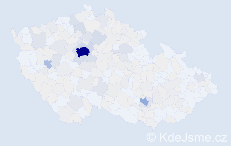 Jméno: 'Ihor', počet výskytů 1425 v celé ČR