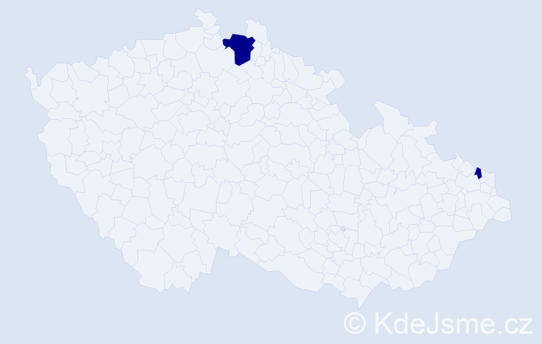 Jméno: 'Jan Nikolas', počet výskytů 2 v celé ČR
