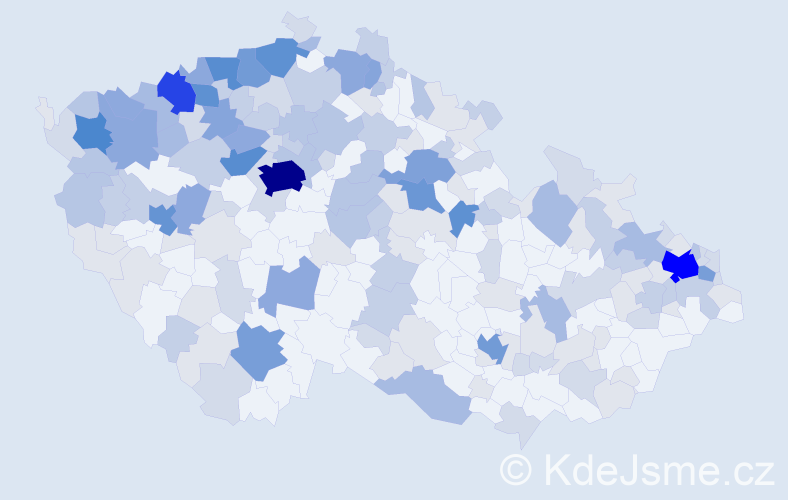 Jméno: 'Dezider', počet výskytů 549 v celé ČR