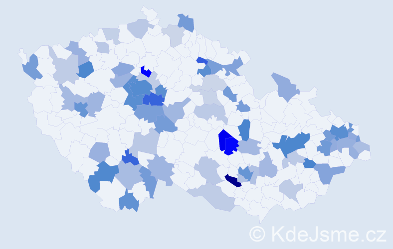 Jméno: 'Debora', počet výskytů 158 v celé ČR