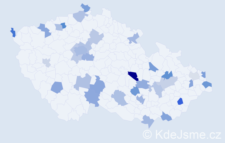 Jméno: 'Dorian', počet výskytů 48 v celé ČR