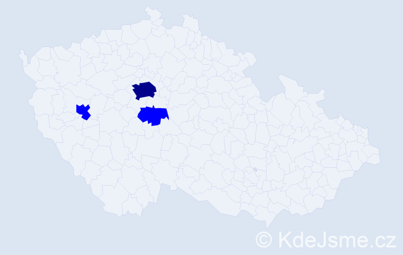 Jméno: 'Krystyna Anna', počet výskytů 4 v celé ČR