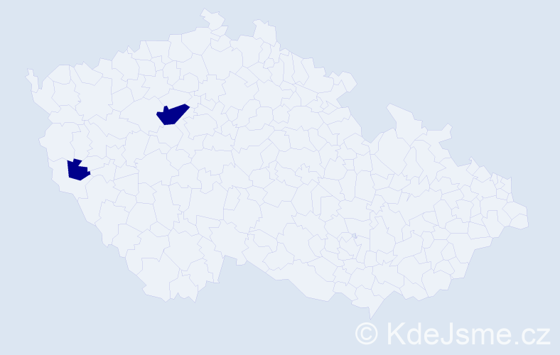 Jméno: 'Krasimir Nikolov', počet výskytů 2 v celé ČR