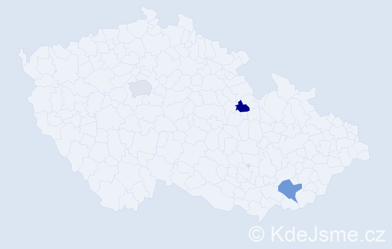 Jméno: 'Thuy Lien', počet výskytů 3 v celé ČR