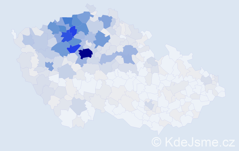 Jméno: 'Venuše', počet výskytů 1236 v celé ČR