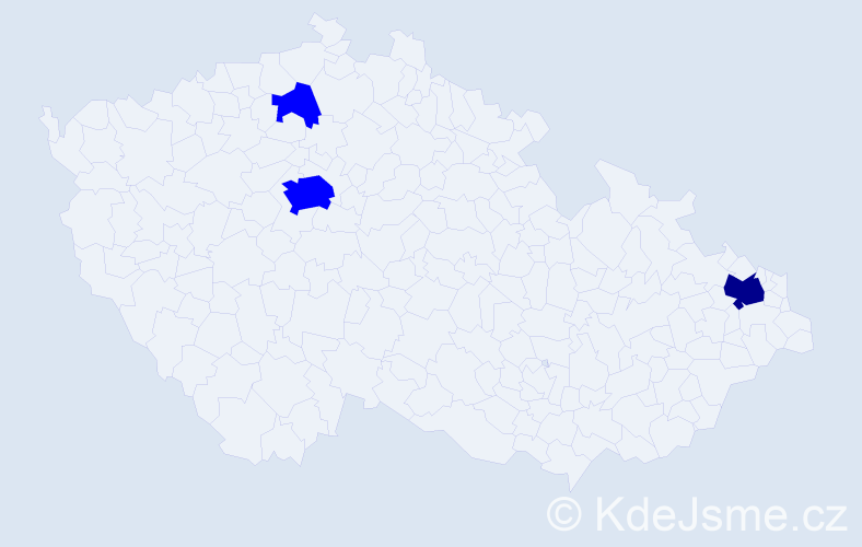 Jméno: 'Viet Kien', počet výskytů 4 v celé ČR