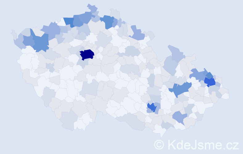 Jméno: 'Margit', počet výskytů 468 v celé ČR