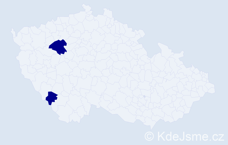 Jméno: 'Phi Dung', počet výskytů 2 v celé ČR