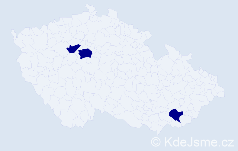 Jméno: 'Gordan', počet výskytů 3 v celé ČR