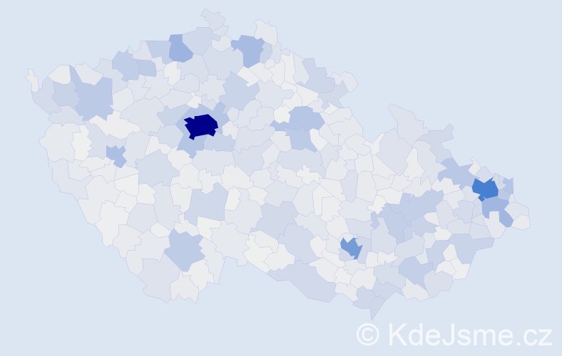 Jméno: 'Patricie', počet výskytů 3357 v celé ČR