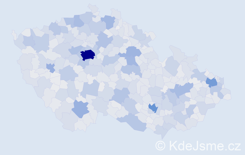 Jméno: 'Milan', počet výskytů 107458 v celé ČR