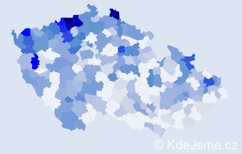 Jméno: 'Gejza', počet výskytů 715 v celé ČR