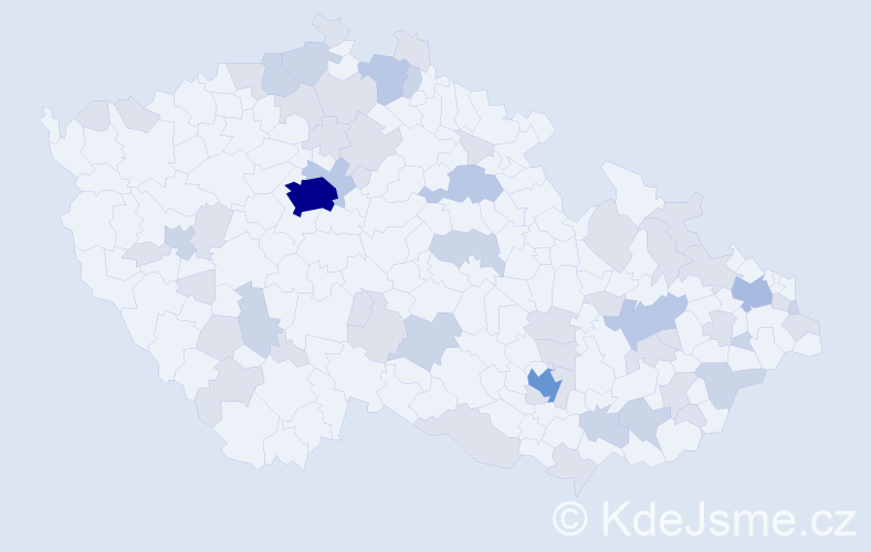 Jméno: 'Timothy', počet výskytů 113 v celé ČR