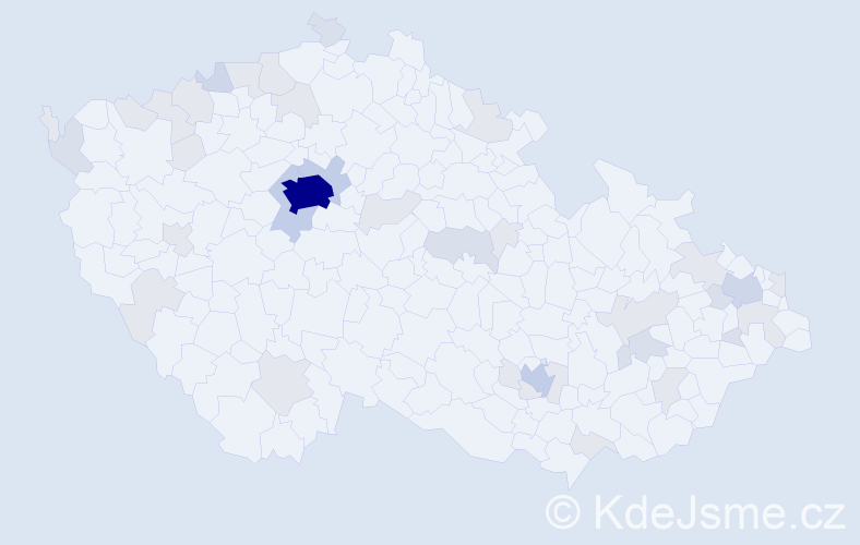 Jméno: 'Branko', počet výskytů 95 v celé ČR