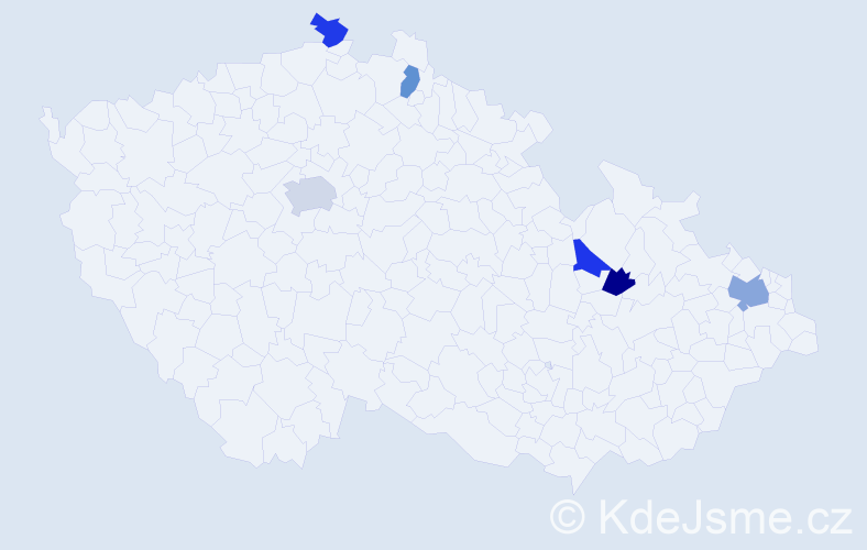 Jméno: 'Renát', počet výskytů 8 v celé ČR