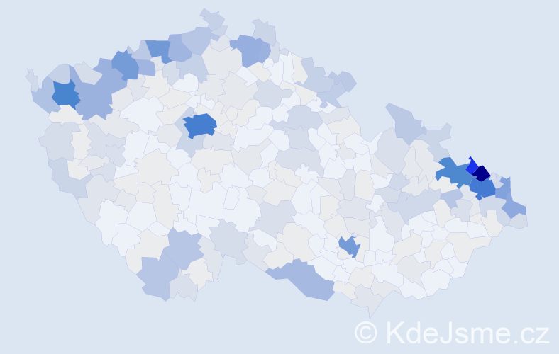 Jméno: 'Gerhard', počet výskytů 1028 v celé ČR
