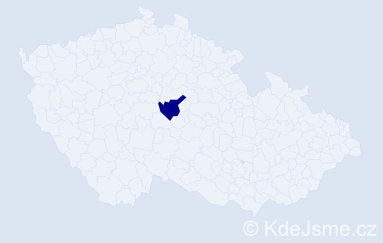 Jméno: 'Tergelsaikhan', počet výskytů 1 v celé ČR