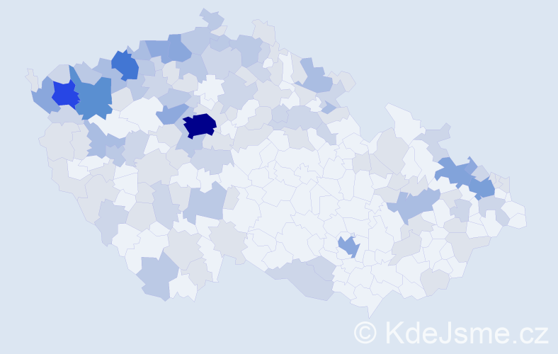 Jméno: 'Gisela', počet výskytů 280 v celé ČR