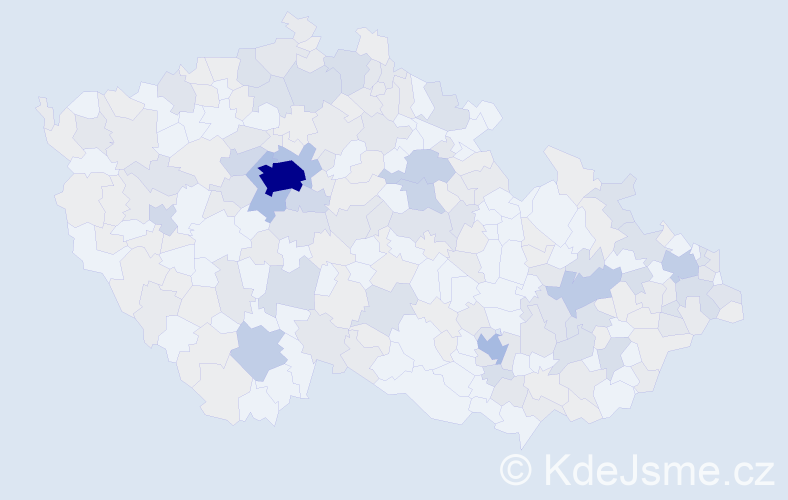 Jméno: 'Amélie', počet výskytů 551 v celé ČR