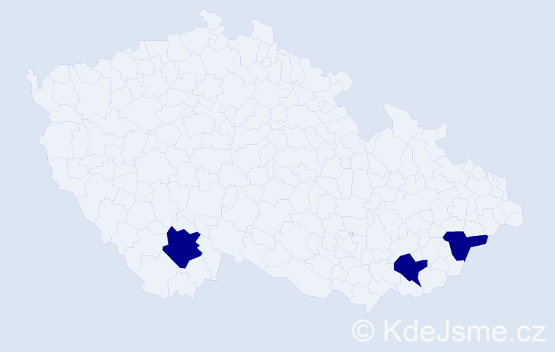 Jméno: 'Laura Elisabeth', počet výskytů 3 v celé ČR