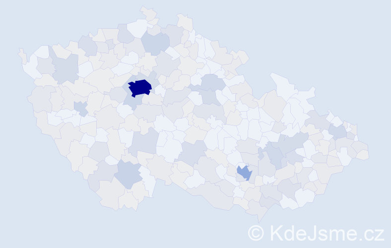 Jméno: 'Jasmína', počet výskytů 510 v celé ČR