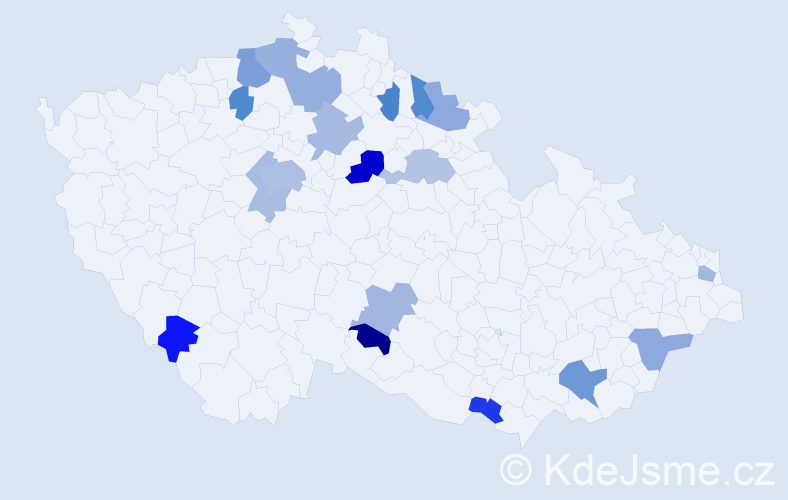 Jméno: 'Marijana', počet výskytů 28 v celé ČR