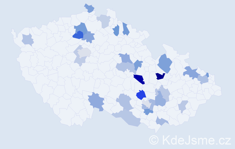Jméno: 'Blahomír', počet výskytů 42 v celé ČR