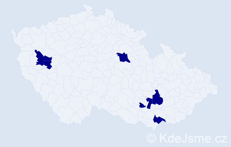 Jméno: 'Lukáš Ladislav', počet výskytů 6 v celé ČR