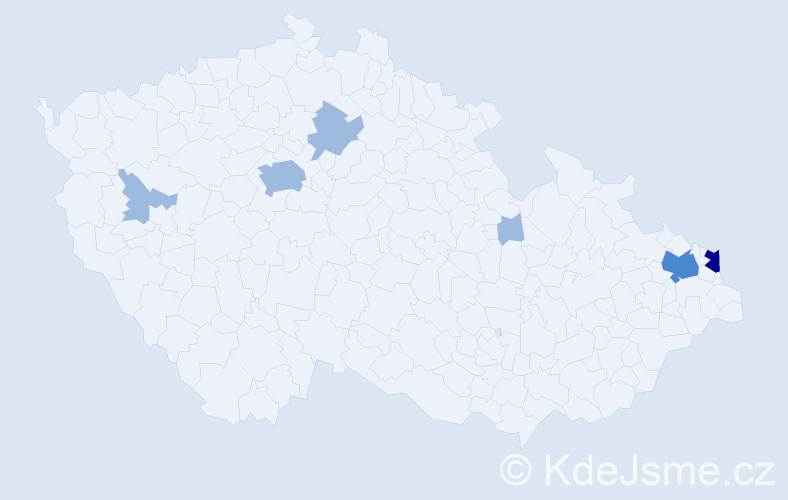 Jméno: 'Zbigniew Ryszard', počet výskytů 10 v celé ČR