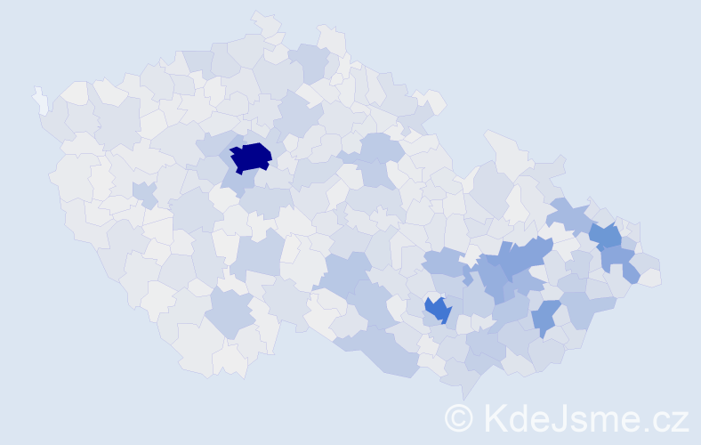 Jméno: 'Magda', počet výskytů 5519 v celé ČR
