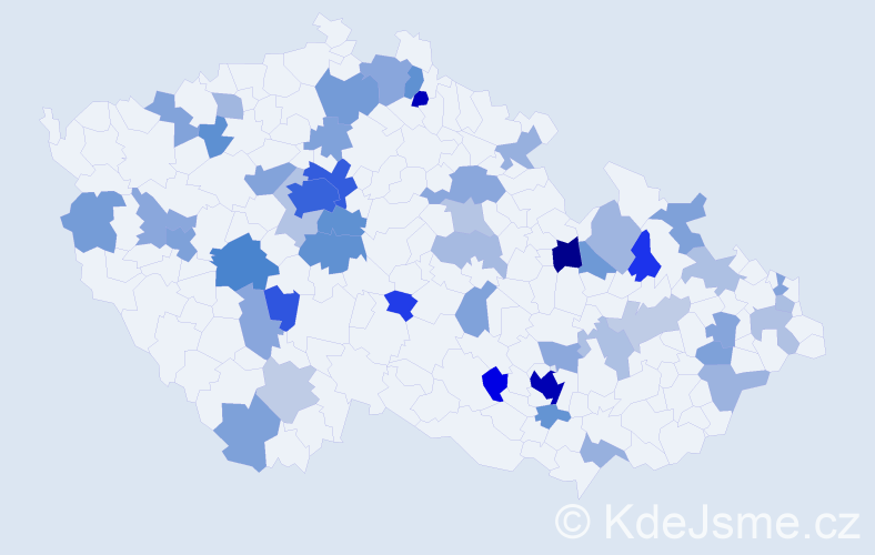Jméno: 'Rebecca', počet výskytů 113 v celé ČR