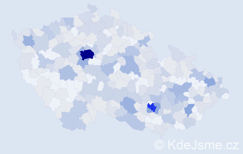 Jméno: 'Gita', počet výskytů 554 v celé ČR