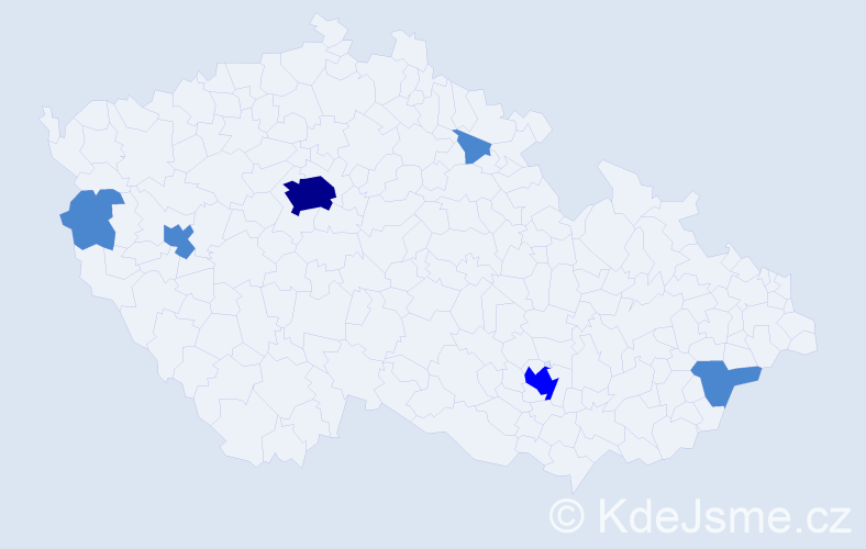 Jméno: 'Renee', počet výskytů 9 v celé ČR