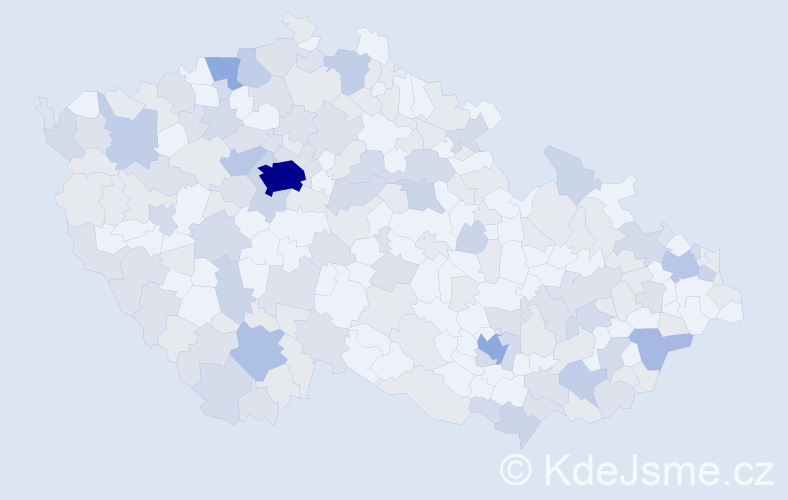 Jméno: 'Rosalie', počet výskytů 317 v celé ČR